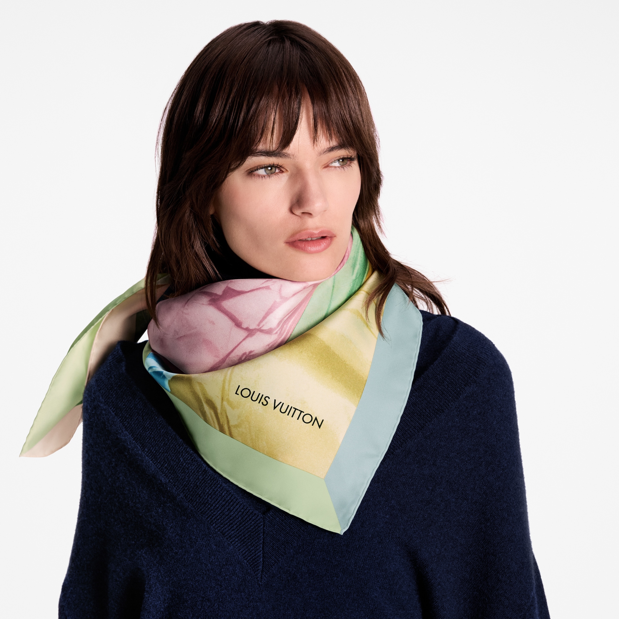 Pañuelo Impressions Mêlées 90 S00 Mujer Accesorios Pañuelos de seda y bandanas | LOUIS VUITTON (Zoom de producto)