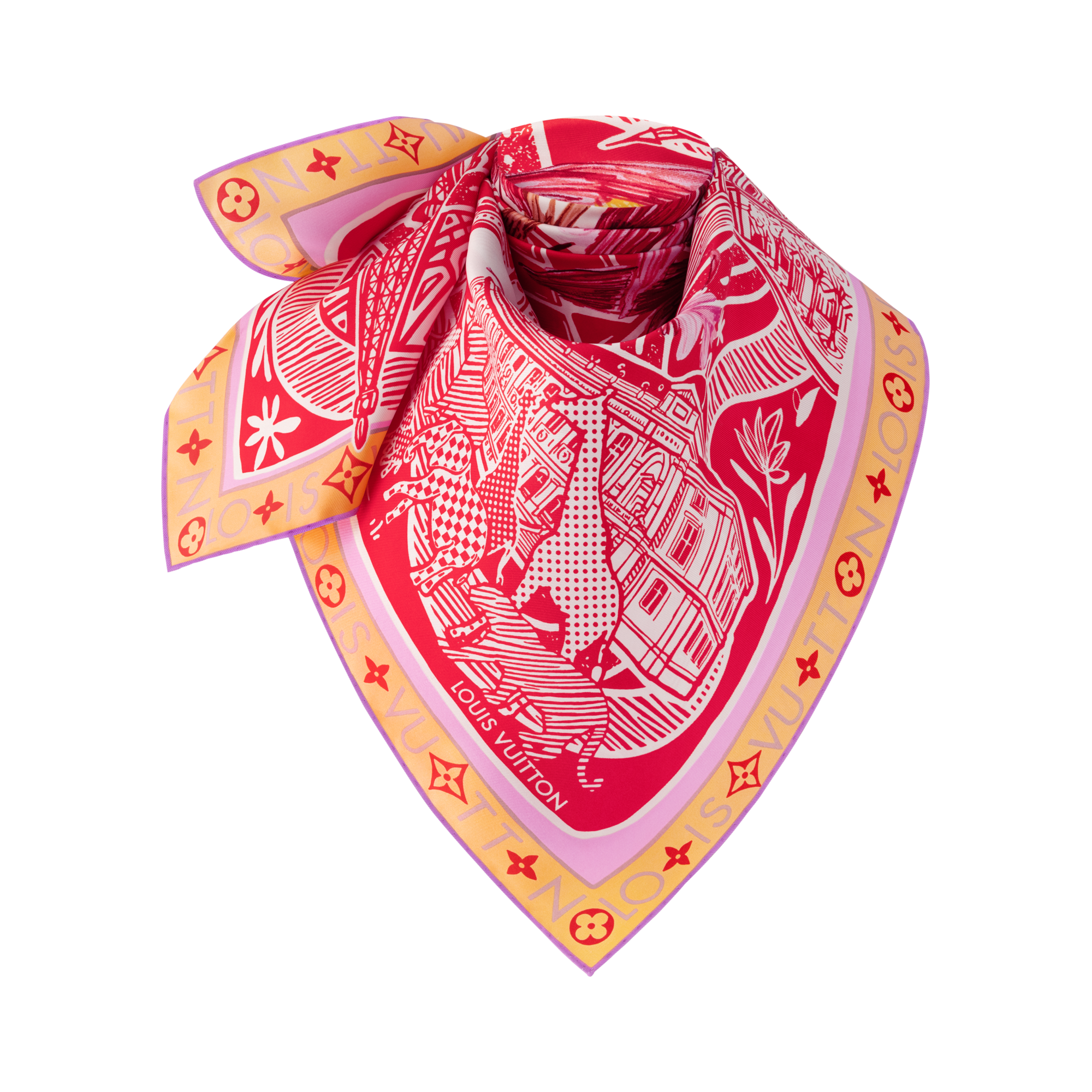 Pañuelo Jardin Des Plantes 90 S00 Mujer Accesorios Pañuelos de seda y bandanas | LOUIS VUITTON (Zoom de producto)