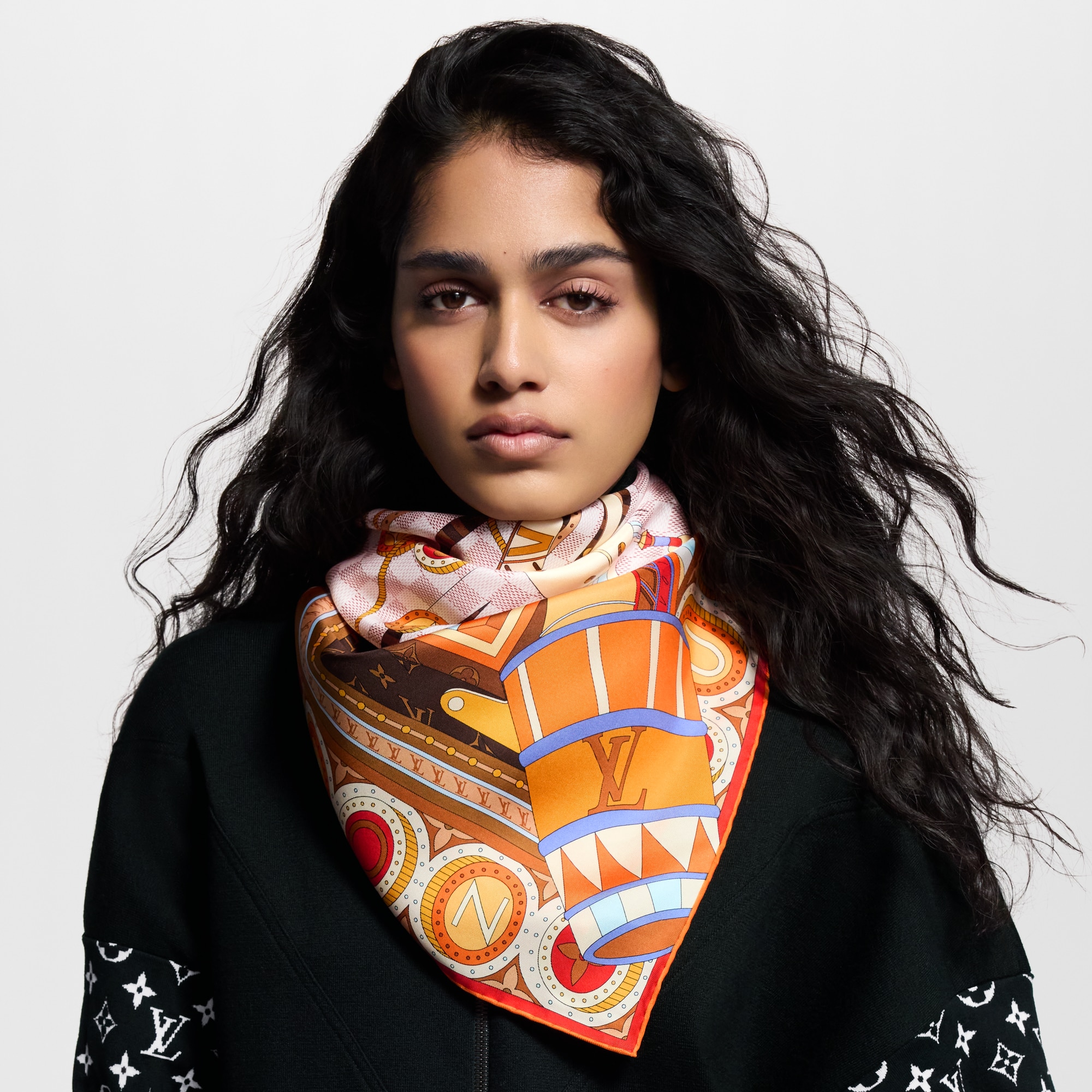 Pañuelo Jeu De Voyage 90 S00 Mujer Accesorios Pañuelos de seda y bandanas | LOUIS VUITTON (Zoom de producto)