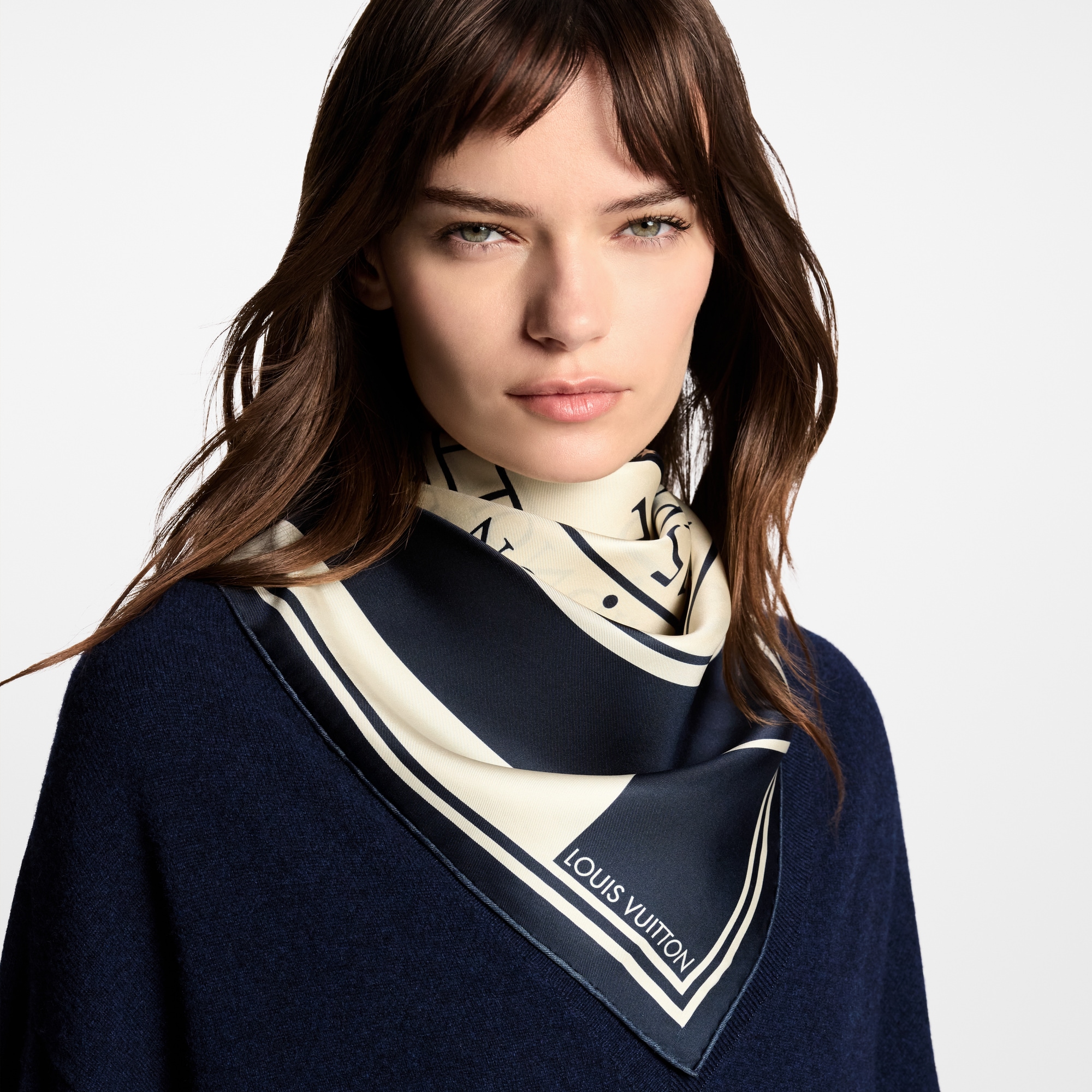 Pañuelo Le Temps d’Un Voyage 90 S00 Mujer Accesorios Pañuelos de seda y bandanas | LOUIS VUITTON (Zoom de producto)