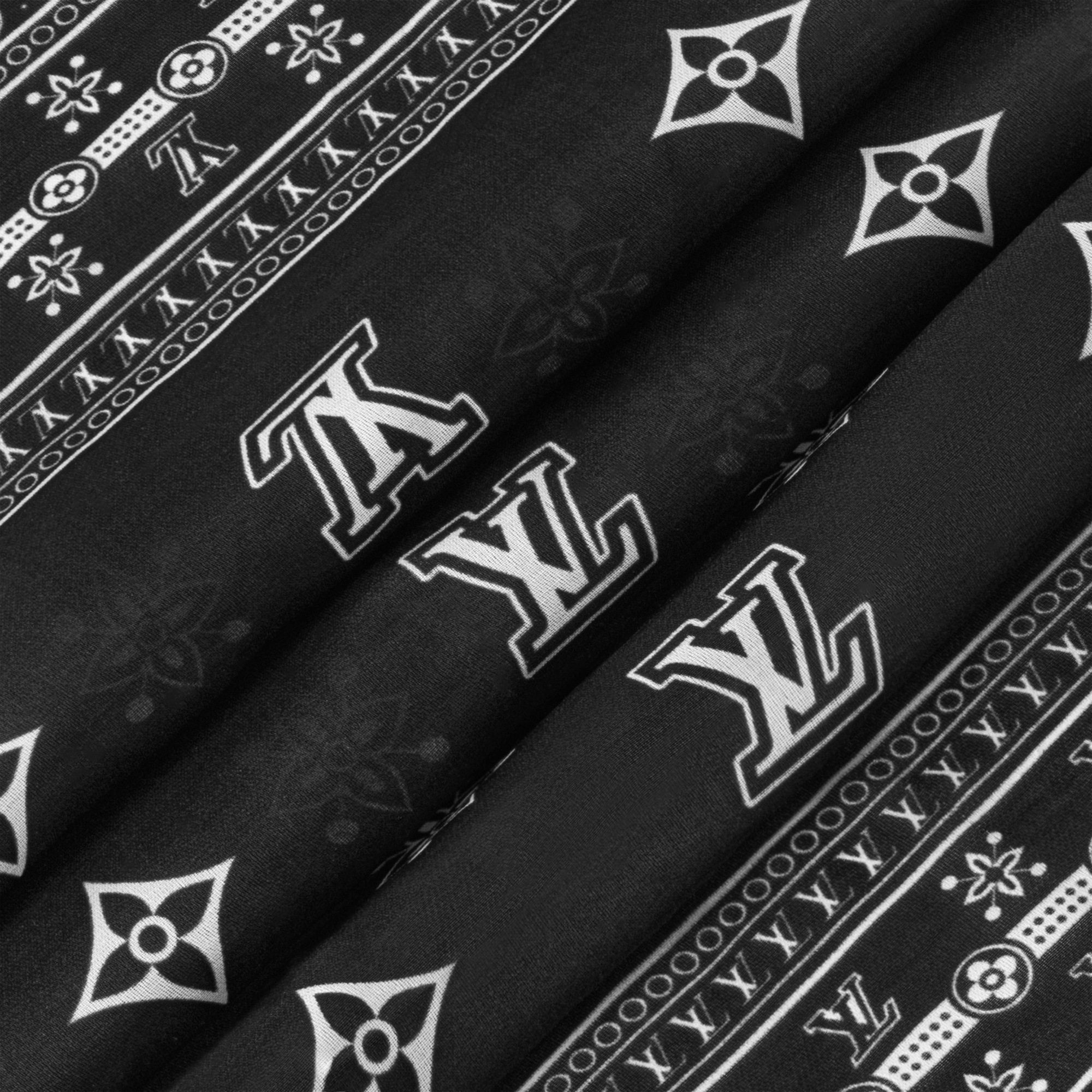 Pañuelo LV Bandana 55 S00 Mujer Accesorios Pañuelos de seda y bandanas | LOUIS VUITTON (Zoom de producto)