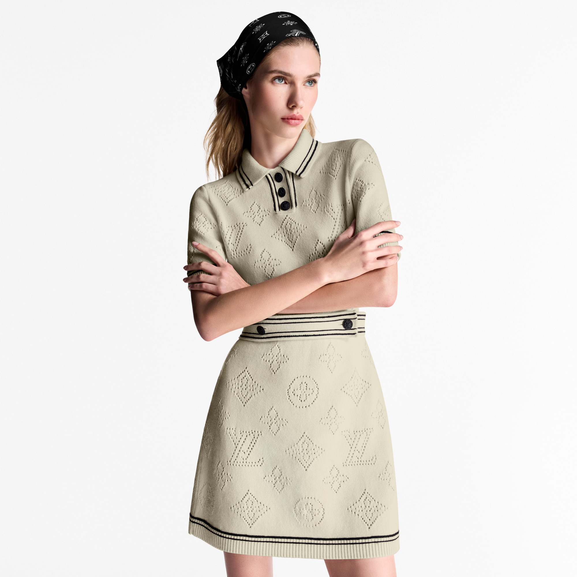 Pañuelo LV Bandana 55 S00 Mujer Accesorios Pañuelos de seda y bandanas | LOUIS VUITTON (Zoom de producto)