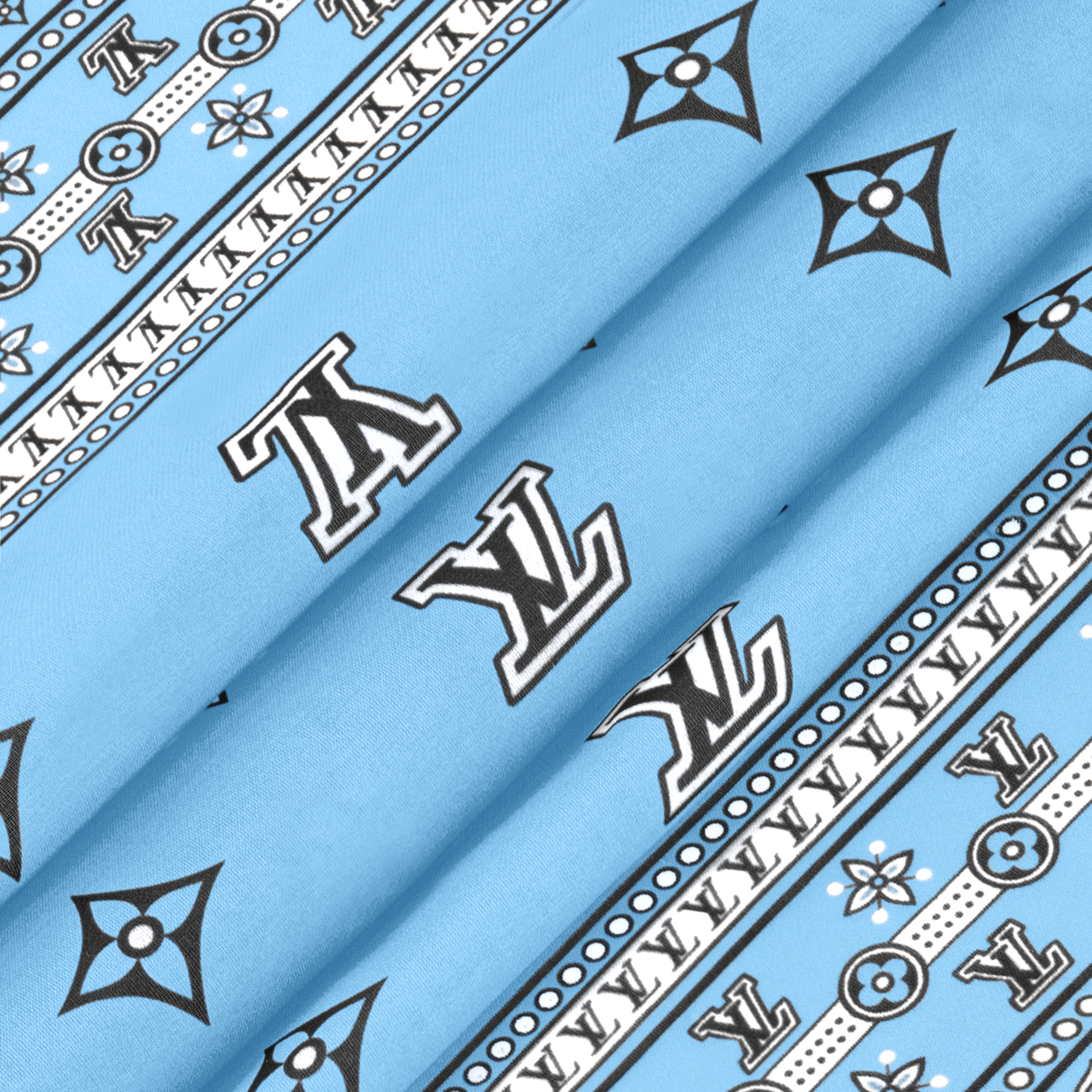 Pañuelo LV Bandana 55 S00 Mujer Accesorios Pañuelos de seda y bandanas | LOUIS VUITTON (Zoom de producto)