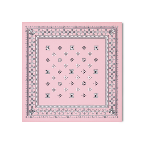 Pañuelo LV Bandana 55 S00 Mujer Accesorios Pañuelos de seda y bandanas | LOUIS VUITTON (Zoom de producto)