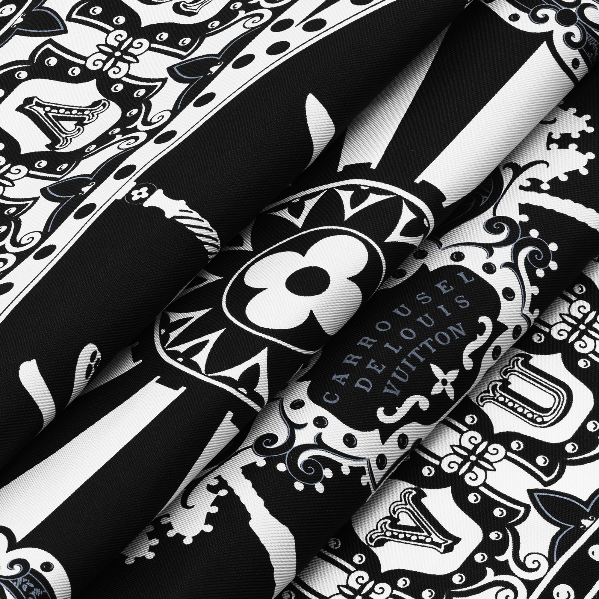 Pañuelo LV Carrousel 70 S00 Mujer Accesorios Pañuelos de seda y bandanas | LOUIS VUITTON (Zoom de producto)