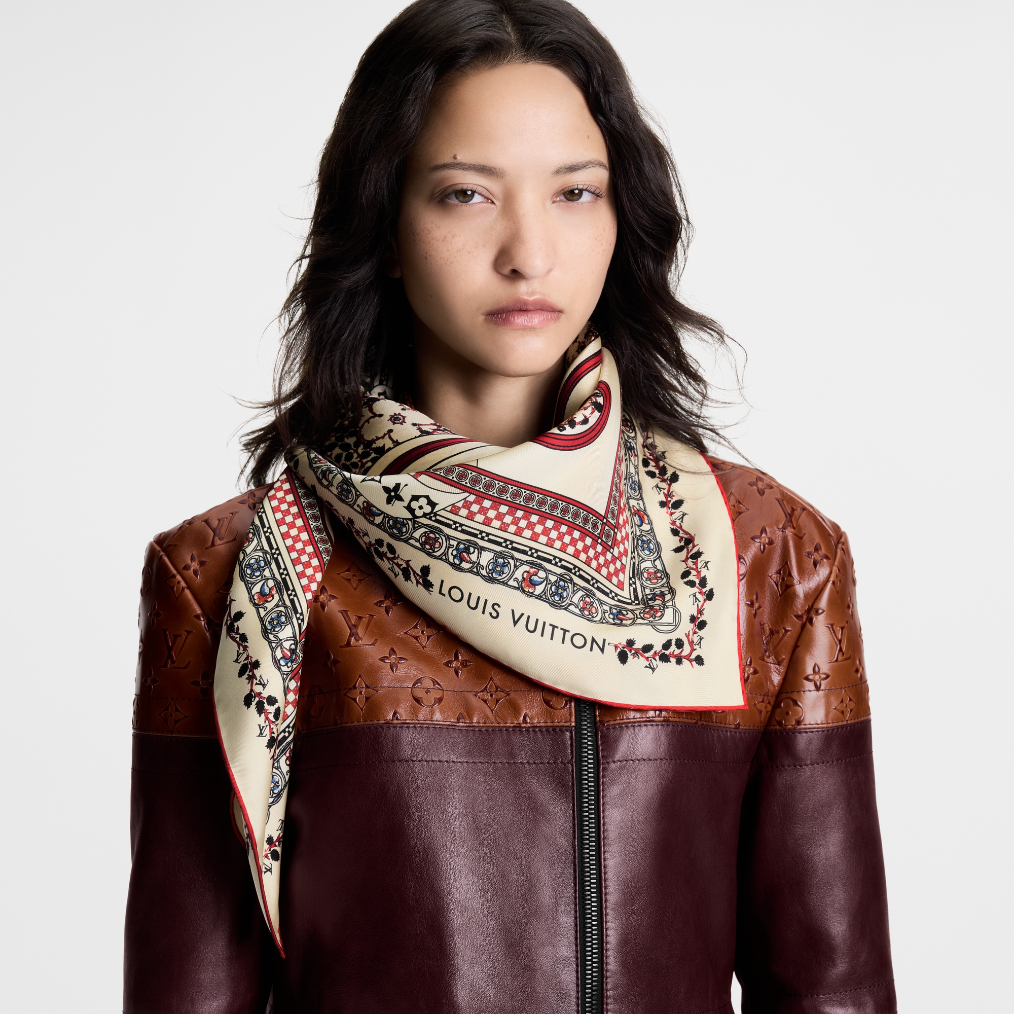 Pañuelo LV Medieval Flowers 90 S00 Mujer Accesorios Pañuelos de seda y bandanas | LOUIS VUITTON (Zoom de producto)