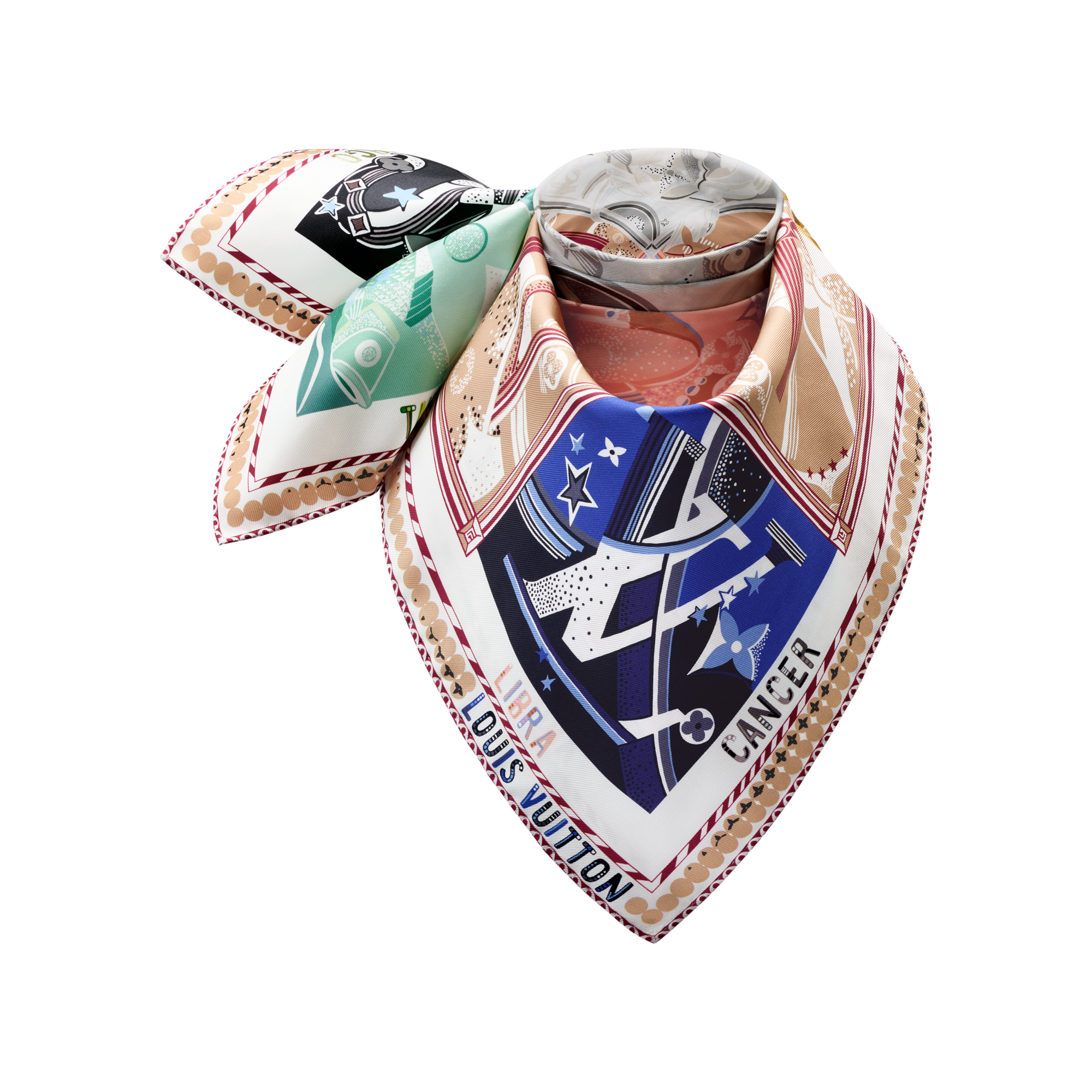 Pañuelo LV Star Sign 70 S00 Mujer Accesorios Pañuelos de seda y bandanas | LOUIS VUITTON (Zoom de producto)