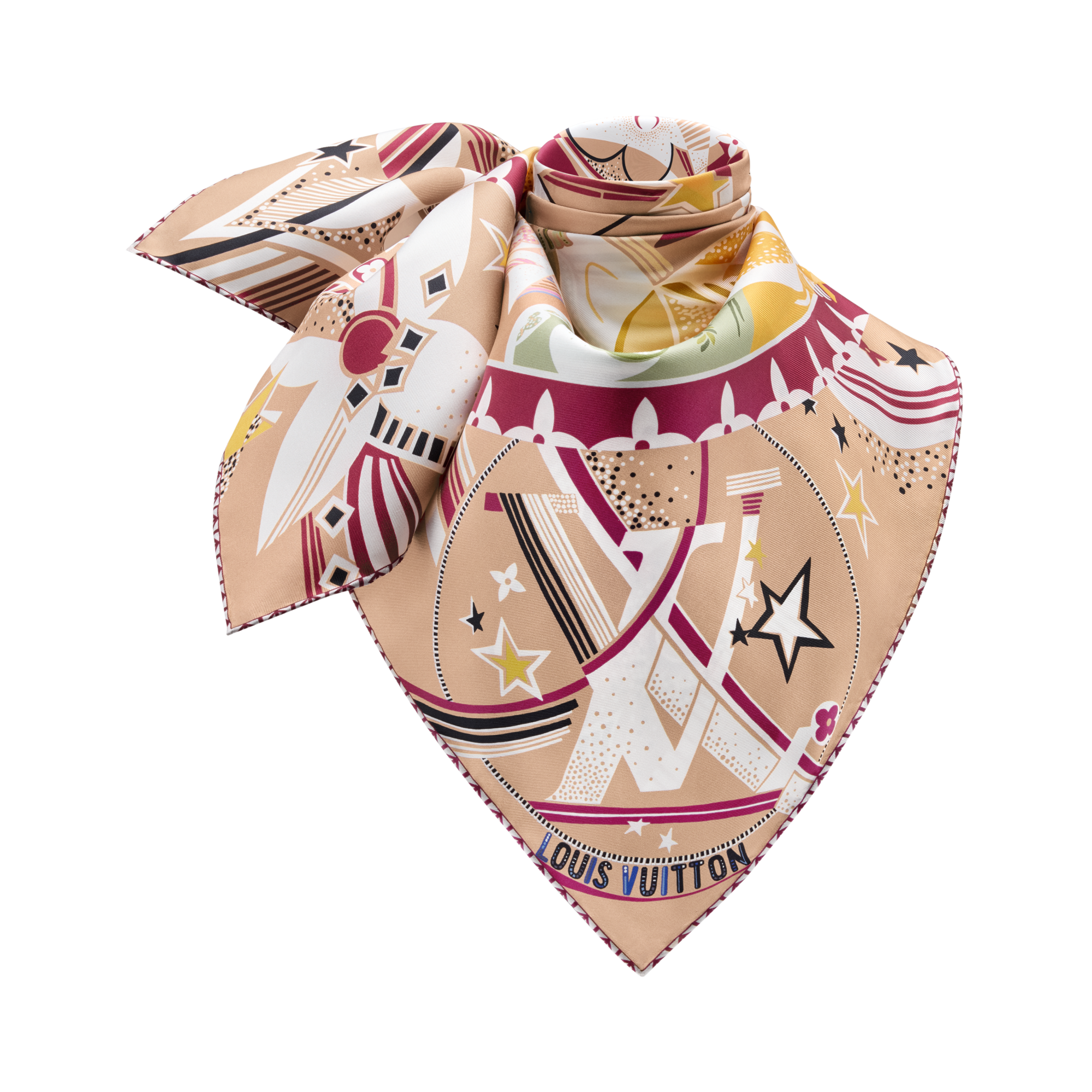 Pañuelo LV Star Sign 90 S00 Mujer Accesorios Pañuelos de seda y bandanas | LOUIS VUITTON (Zoom de producto)