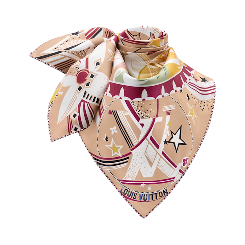 Pañuelo LV Star Sign 90 S00 Mujer Accesorios Pañuelos de seda y bandanas | LOUIS VUITTON (Zoom de producto)