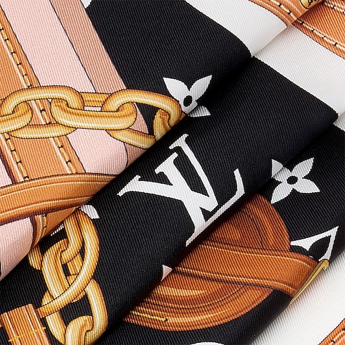 Pañuelo LV Strap 70 S00 Mujer Accesorios Pañuelos de seda y bandanas | LOUIS VUITTON (Zoom de producto)