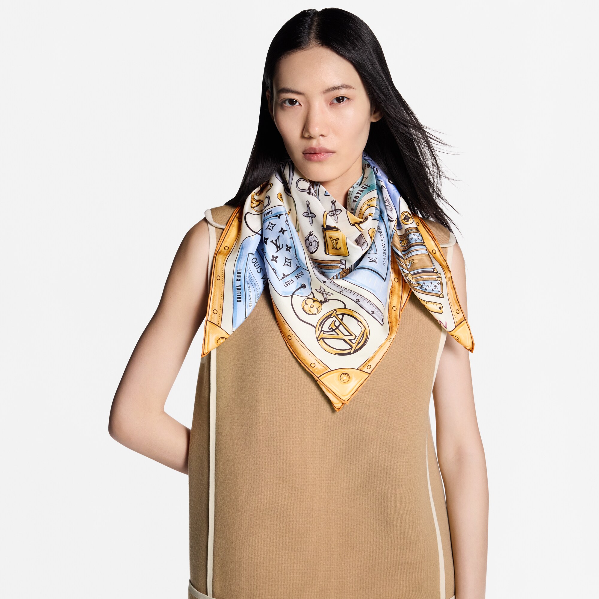 Pañuelo LV Tool Box 90 S00 Mujer Accesorios Pañuelos de seda y bandanas | LOUIS VUITTON (Zoom de producto)