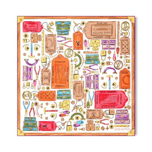 Pañuelo LV Tool Box 90 S00 Mujer Accesorios Pañuelos de seda y bandanas | LOUIS VUITTON (Zoom de producto)