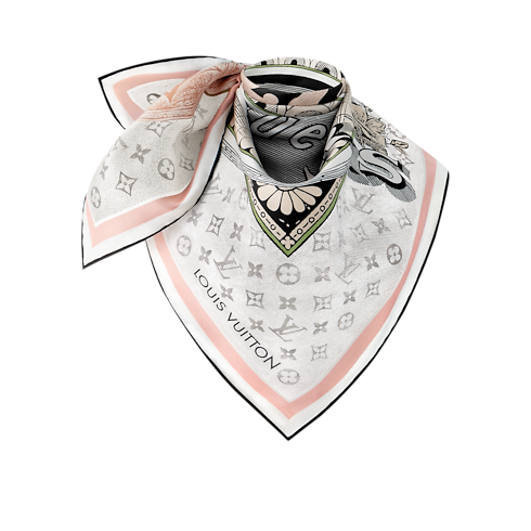 Pañuelo Malles Merveilleuses 90 S00 Mujer Accesorios Pañuelos de seda y bandanas | LOUIS VUITTON (Zoom de producto)