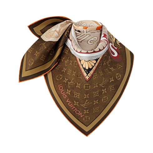 Pañuelo Malles Merveilleuses 90 S00 Mujer Accesorios Pañuelos de seda y bandanas | LOUIS VUITTON (Zoom de producto)