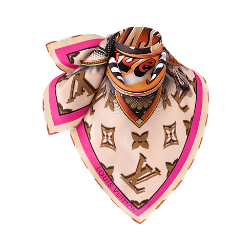 Pañuelo Malles Merveilleuses Remix 90 S00 Mujer Accesorios Pañuelos de seda y bandanas | LOUIS VUITTON (Zoom de producto)
