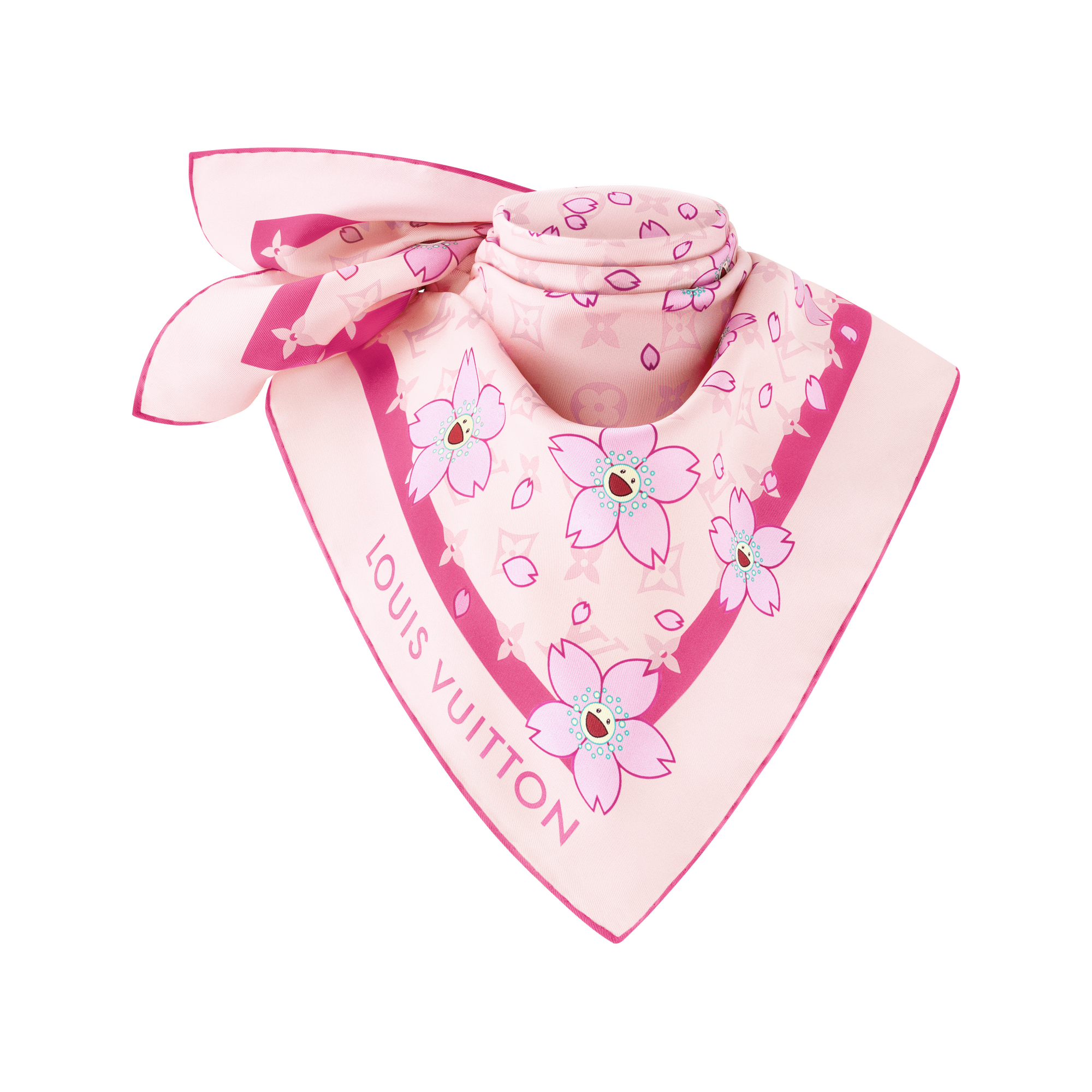 Pañuelo Monogram Cherry Blossom 70 LV x TM S00 Mujer Accesorios Pañuelos de seda y bandanas | LOUIS VUITTON (Zoom de producto)