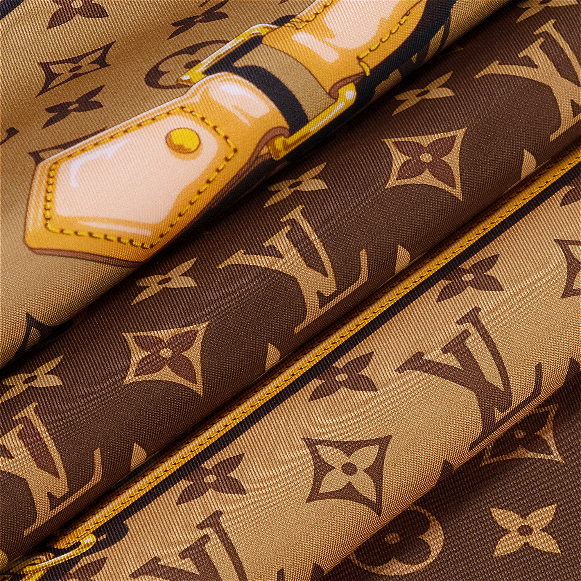 Pañuelo Monogram Confidential 90 S00 Mujer Accesorios Pañuelos de seda y bandanas | LOUIS VUITTON (Zoom de producto)