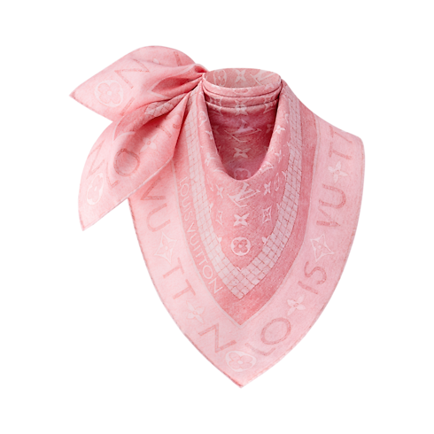 Pañuelo Monogram Infinity Denim 90 S00 Mujer Accesorios Pañuelos de seda y bandanas | LOUIS VUITTON (Zoom de producto)