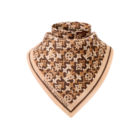 Pañuelo Monogram Overlap S00 Hombre Accesorios Seda y bandanas | LOUIS VUITTON (Zoom de producto)