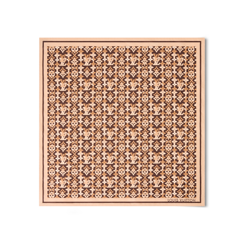 Pañuelo Monogram Overlap S00 Hombre Accesorios Seda y bandanas | LOUIS VUITTON (Zoom de producto)