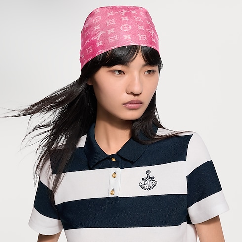 Pañuelo Monogram Silhouette Denim 55 S00 Mujer Accesorios Pañuelos de seda y bandanas | LOUIS VUITTON (Zoom de producto)
