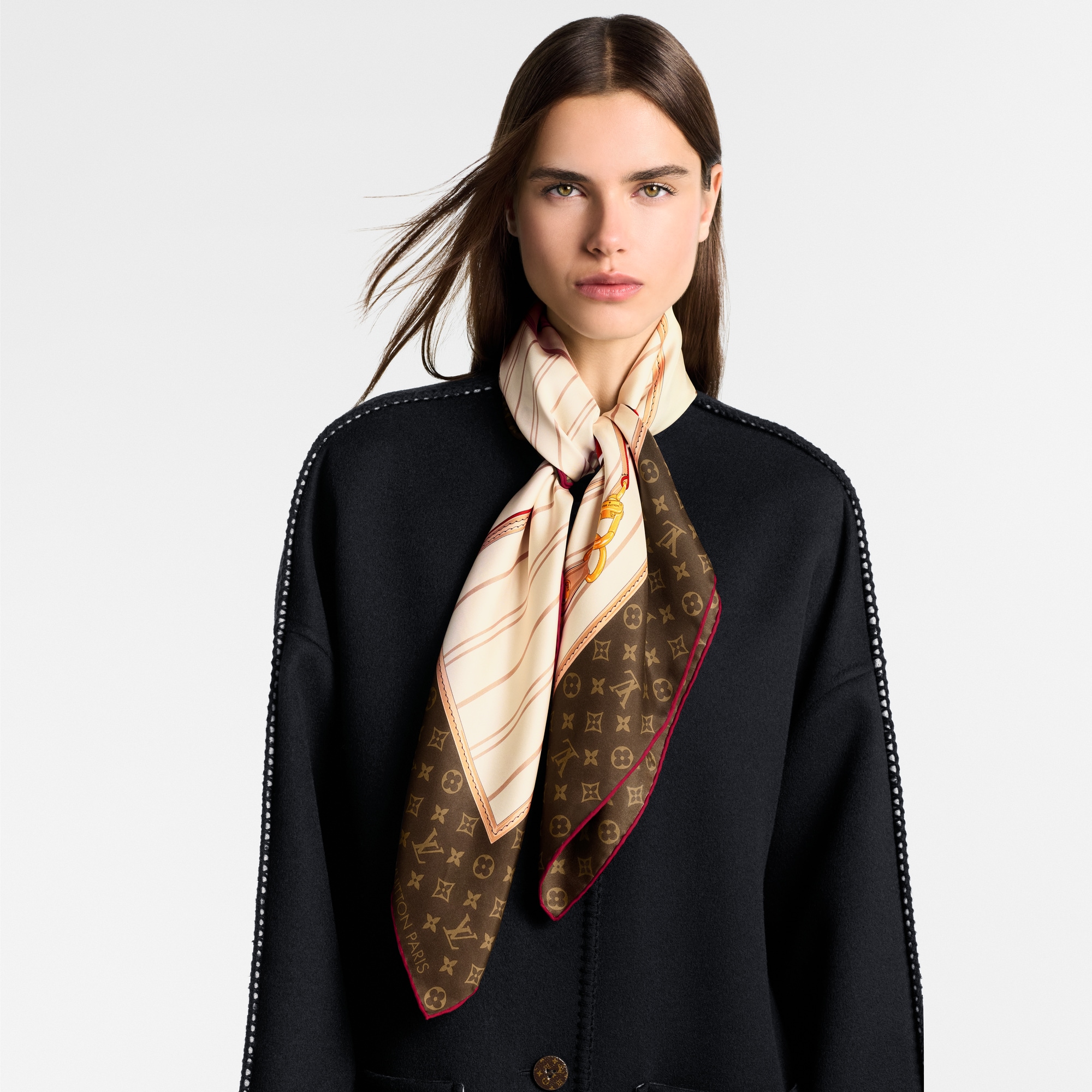 Pañuelo My Neverfull 90 S00 Mujer Accesorios Pañuelos de seda y bandanas | LOUIS VUITTON (Zoom de producto)