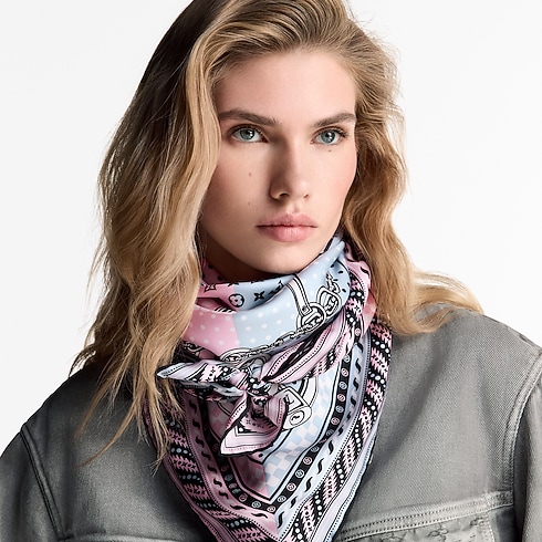 Pañuelo Ocean Bandana 90 S00 Mujer Accesorios Pañuelos de seda y bandanas | LOUIS VUITTON (Zoom de producto)