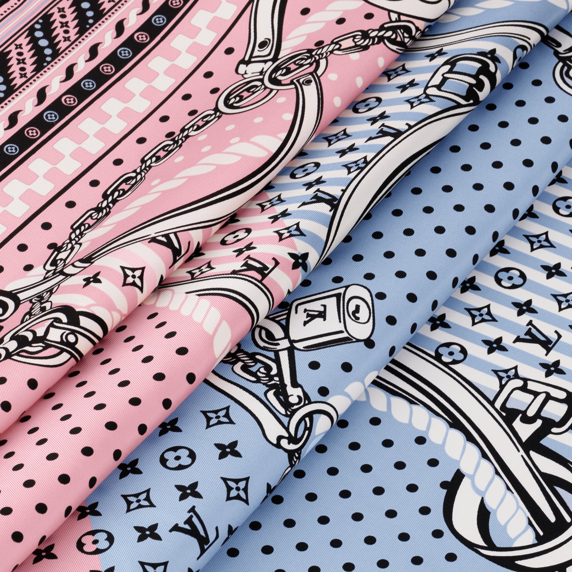 Pañuelo Ocean Bandana 90 S00 Mujer Accesorios Pañuelos de seda y bandanas | LOUIS VUITTON (Zoom de producto)