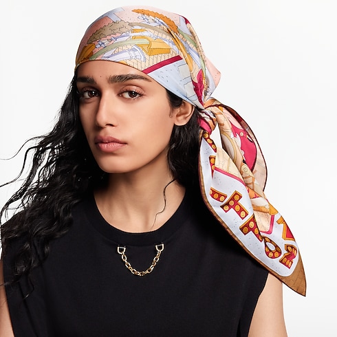 Pañuelo Paris En Beauté 90 S00 Mujer Accesorios Pañuelos de seda y bandanas | LOUIS VUITTON (Zoom de producto)