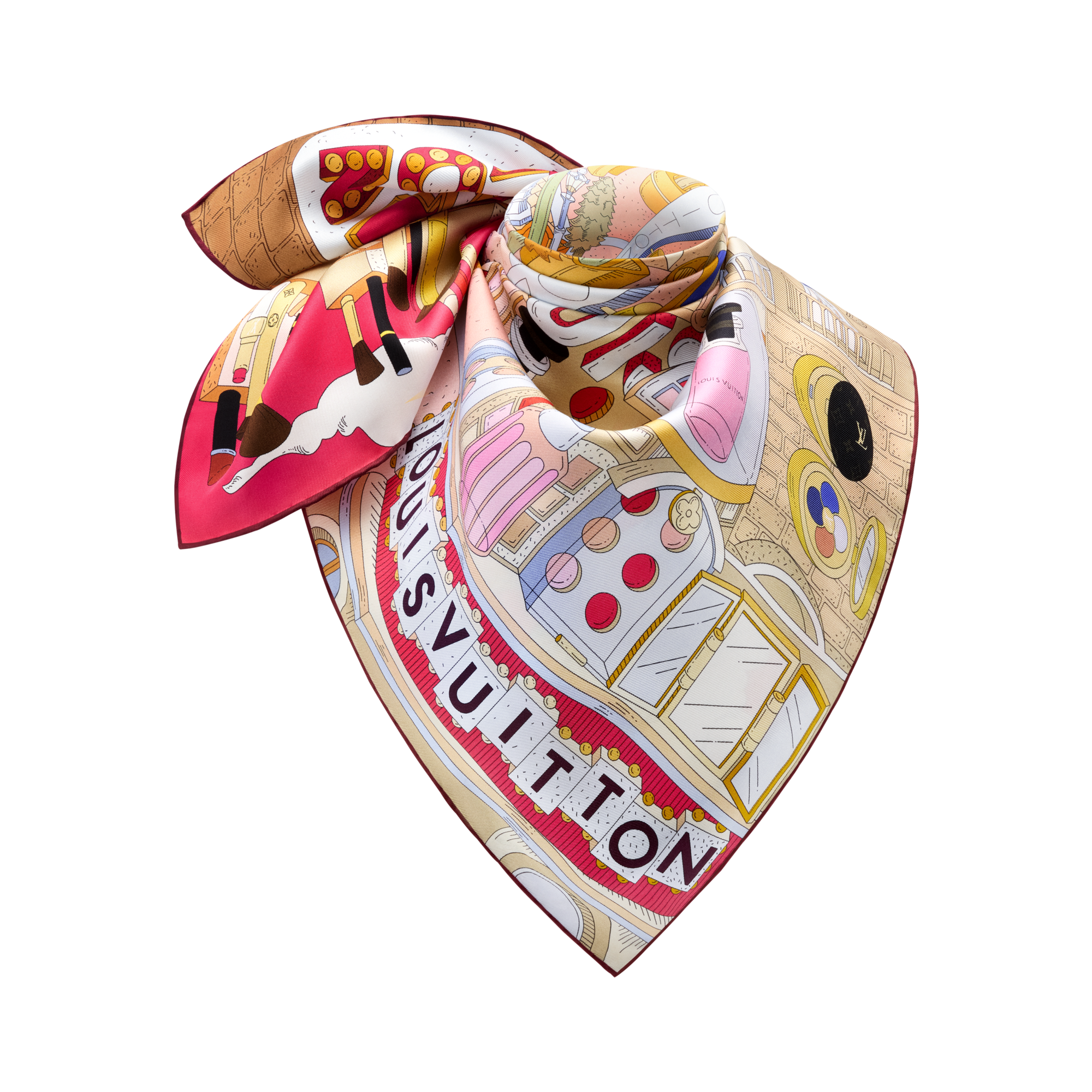 Pañuelo Paris En Beauté 90 S00 Mujer Accesorios Pañuelos de seda y bandanas | LOUIS VUITTON (Zoom de producto)