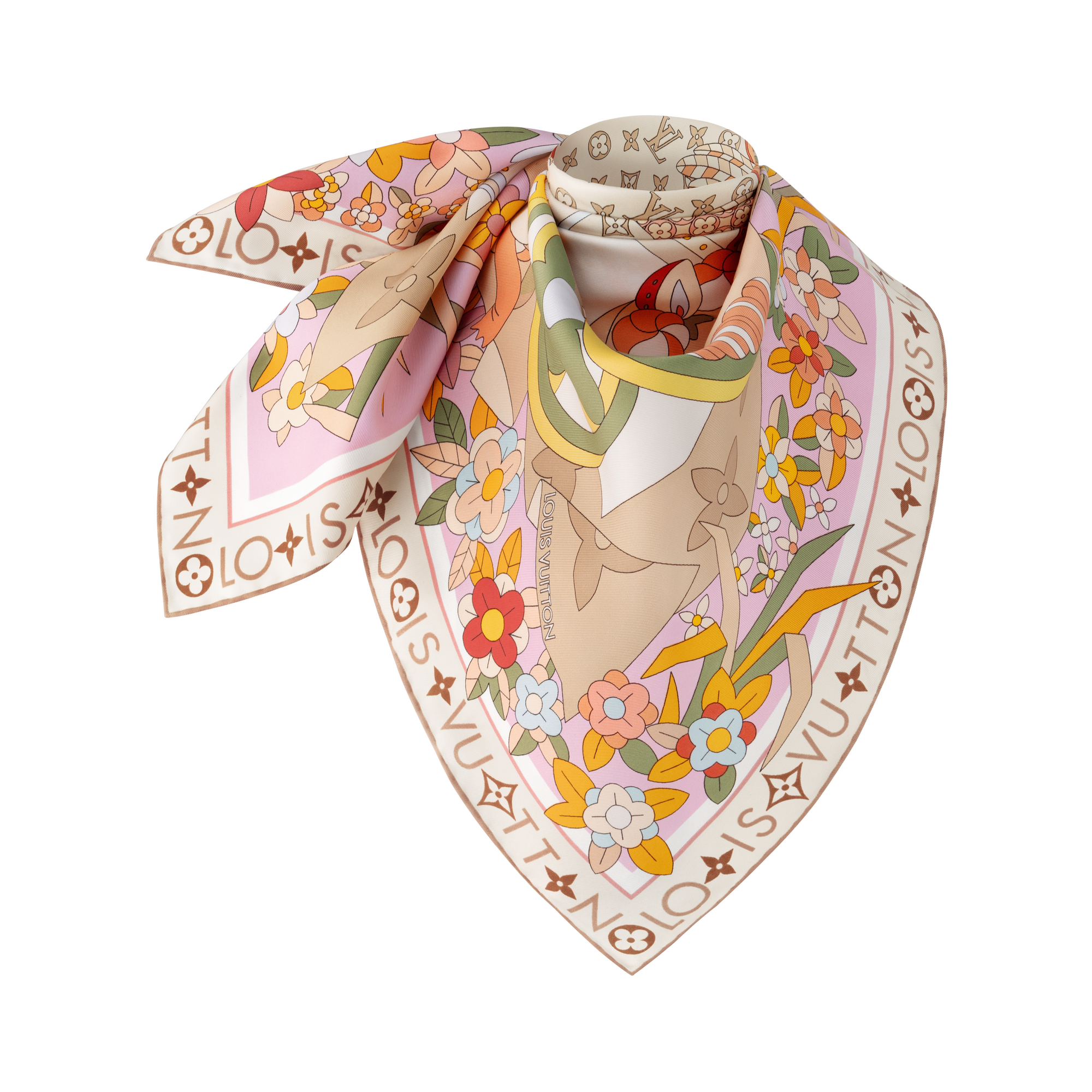 Pañuelo Picnic 90 S00 Mujer Accesorios Pañuelos de seda y bandanas | LOUIS VUITTON (Zoom de producto)