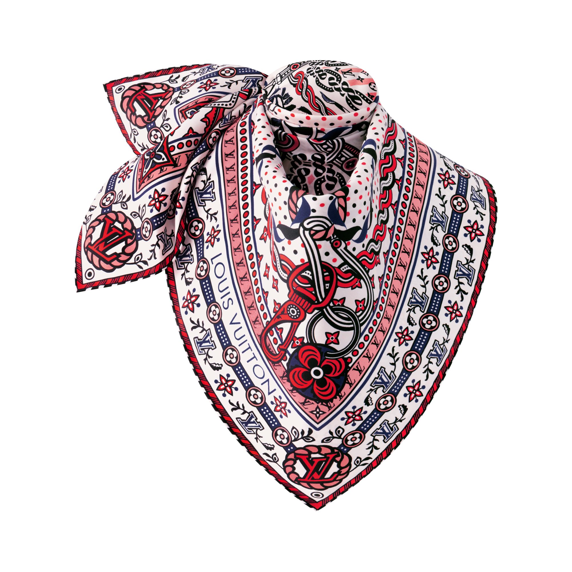 Pañuelo Summer Garden 90 S00 Mujer Accesorios Pañuelos de seda y bandanas | LOUIS VUITTON (Zoom de producto)