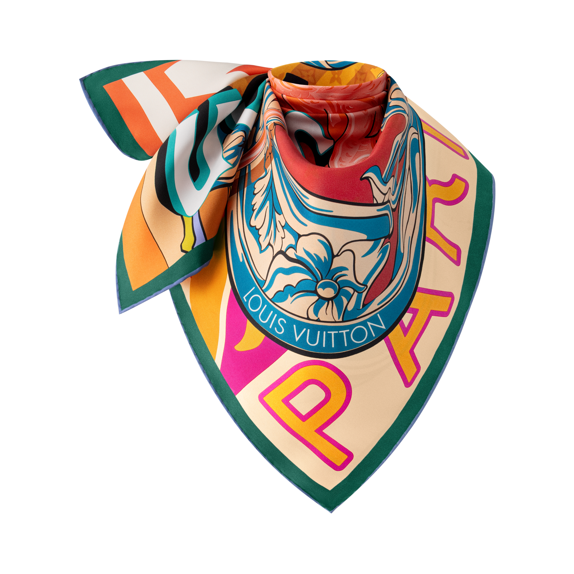 Pañuelo Through The Window 90 S00 Mujer Accesorios Pañuelos de seda y bandanas | LOUIS VUITTON (Zoom de producto)