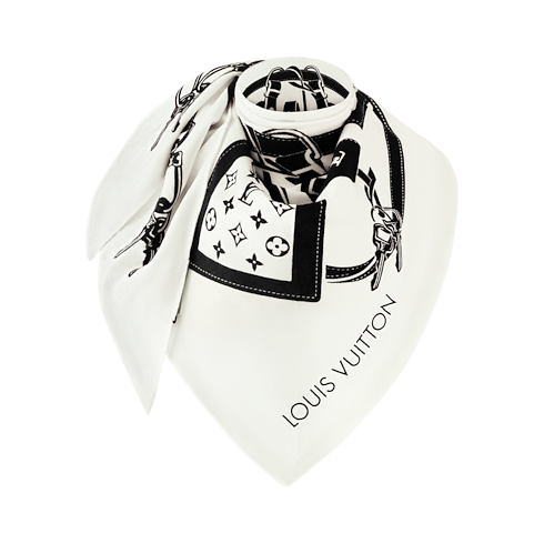 Pañuelo triangular LV Straps S00 Mujer Accesorios Pañuelos de seda y bandanas | LOUIS VUITTON (Zoom de producto)
