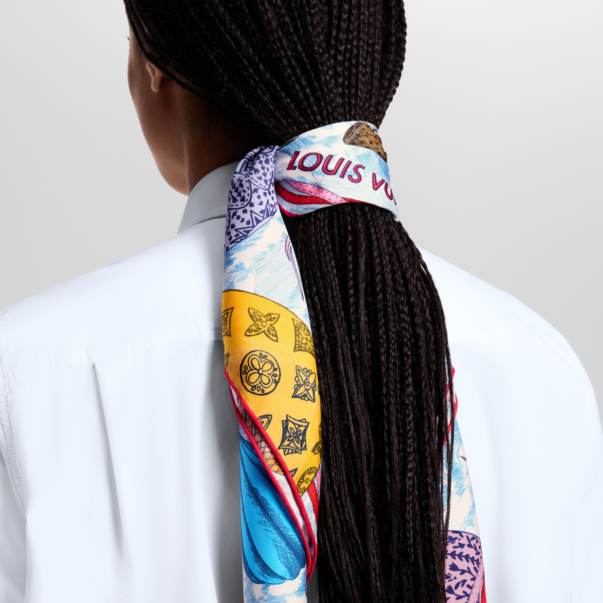 Pañuelo Up And Away 90 S00 Mujer Accesorios Pañuelos de seda y bandanas | LOUIS VUITTON (Zoom de producto)