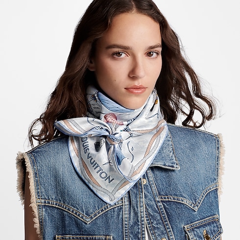 Pañuelo Up And Away 90 S00 Mujer Accesorios Pañuelos de seda y bandanas | LOUIS VUITTON (Zoom de producto)