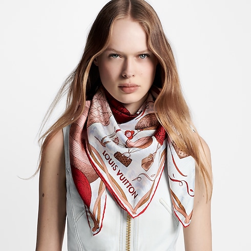Pañuelo Up And Away 90 S00 Mujer Accesorios Pañuelos de seda y bandanas | LOUIS VUITTON (Zoom de producto)