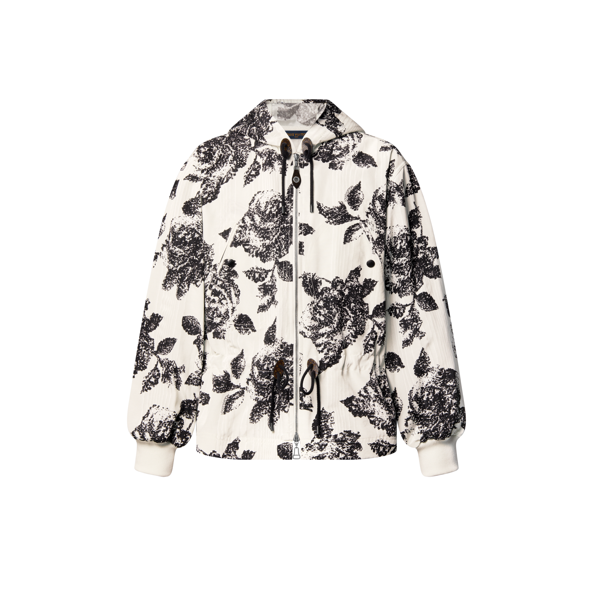 Parka con capucha y estampado floral  Mujer Prêt-à-Porter Abrigos y chaquetas | LOUIS VUITTON (Zoom de producto)