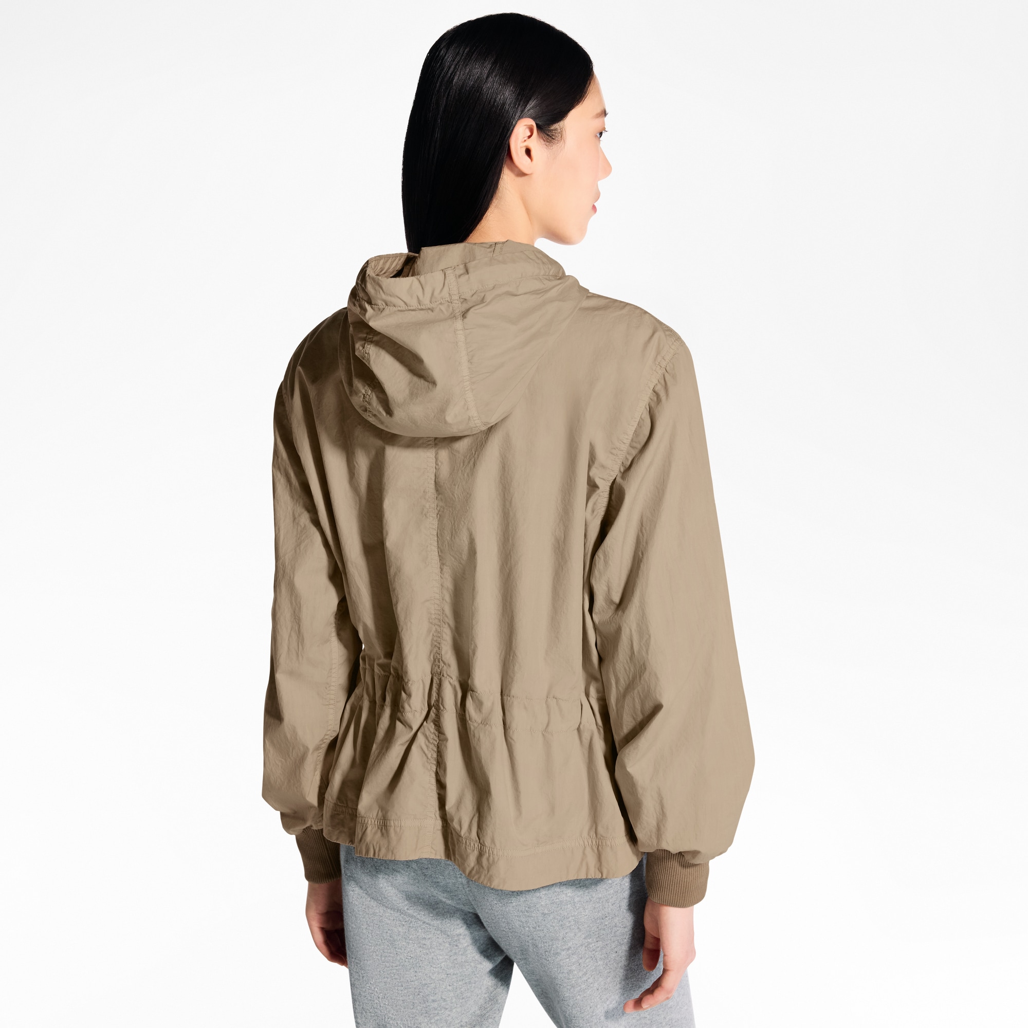 Parka con peplum y efecto aterciopelado  Mujer Prêt-à-Porter Abrigos y chaquetas | LOUIS VUITTON (Zoom de producto)