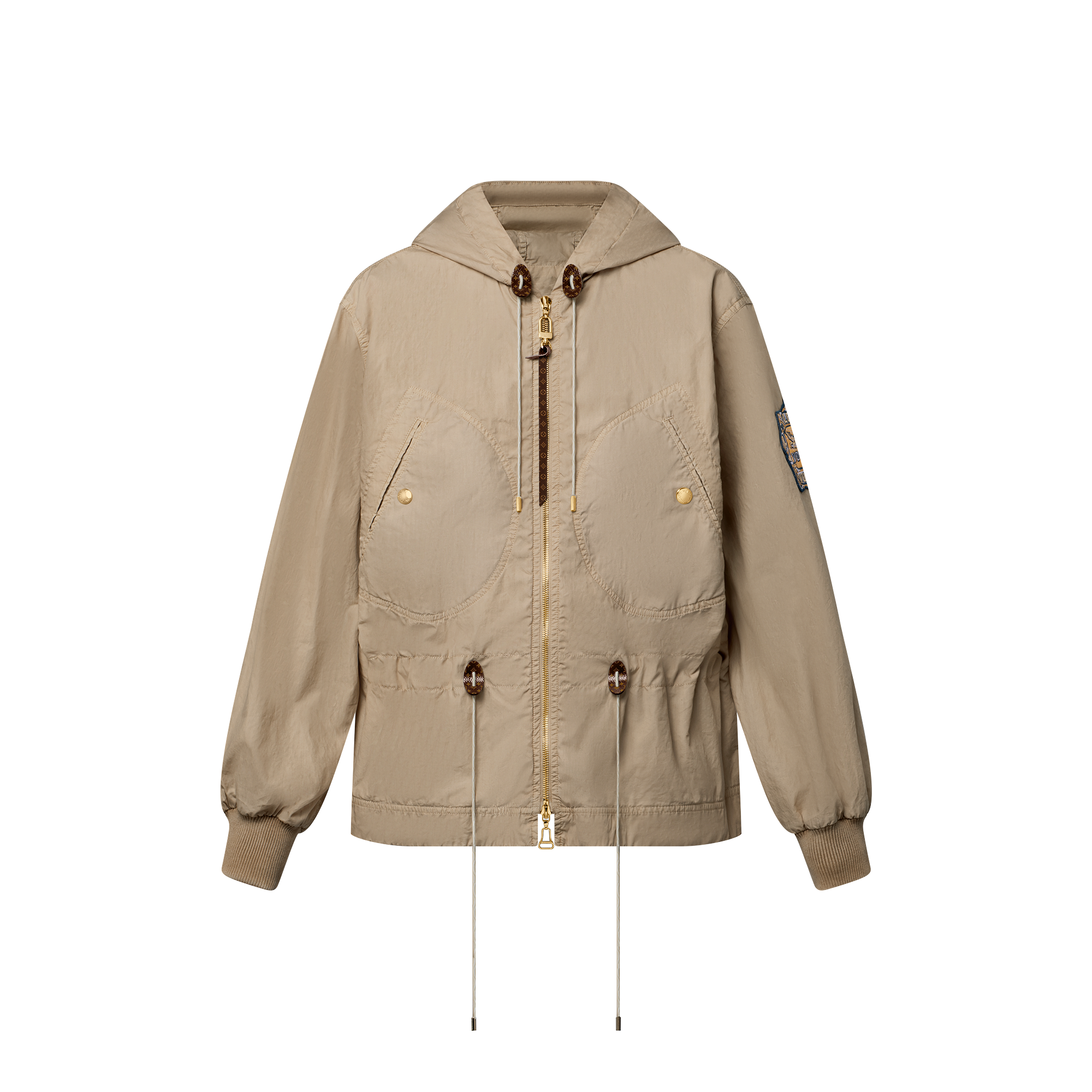 Parka con peplum y efecto aterciopelado  Mujer Prêt-à-Porter Abrigos y chaquetas | LOUIS VUITTON (Zoom de producto)