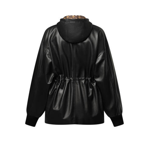 Parka de piel con peplum Mujer Prêt-à-Porter Abrigos y chaquetas | LOUIS VUITTON (Zoom de producto)