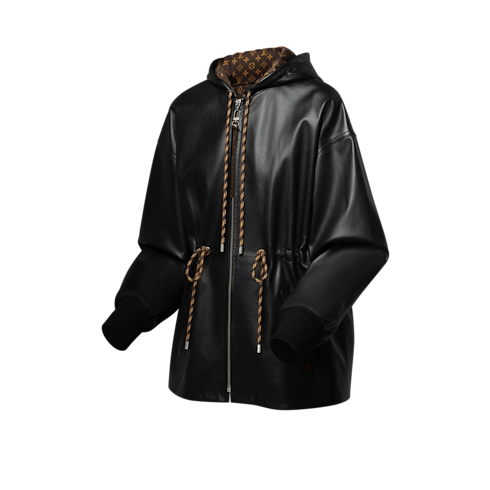 Parka de piel con peplum Mujer Prêt-à-Porter Abrigos y chaquetas | LOUIS VUITTON (Zoom de producto)