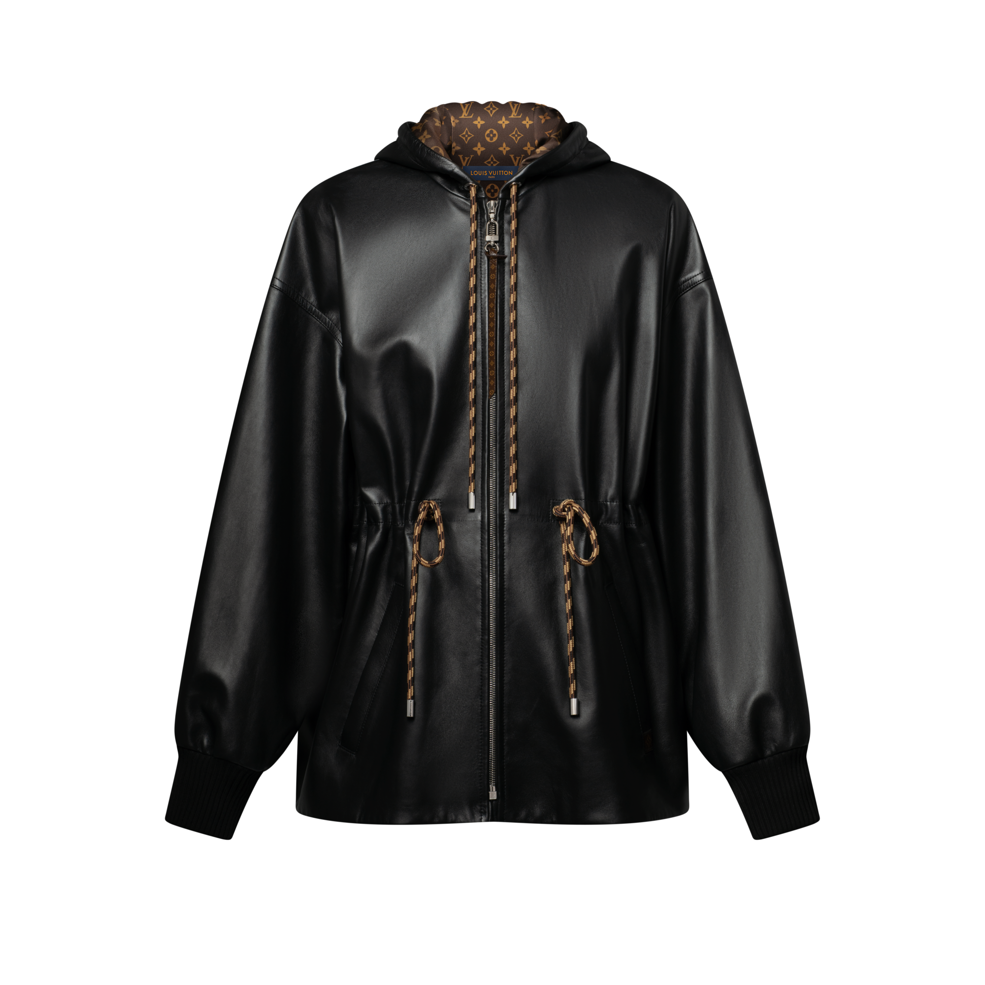 Parka de piel con peplum  Mujer Prêt-à-Porter Abrigos y chaquetas | LOUIS VUITTON (Zoom de producto)
