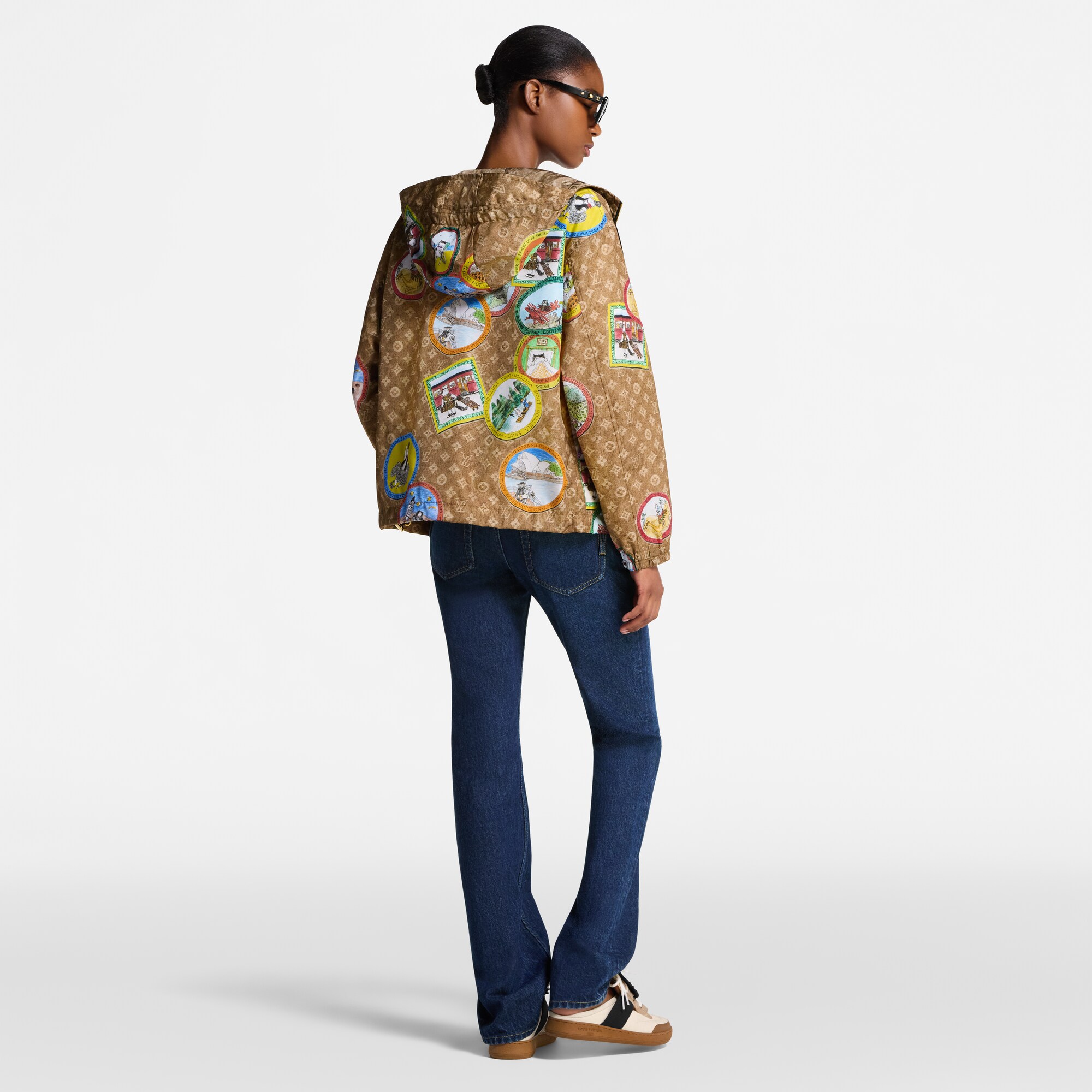 Parka Monogram con sellos de gatos  Mujer Prêt-à-Porter Abrigos y chaquetas | LOUIS VUITTON (Zoom de producto)