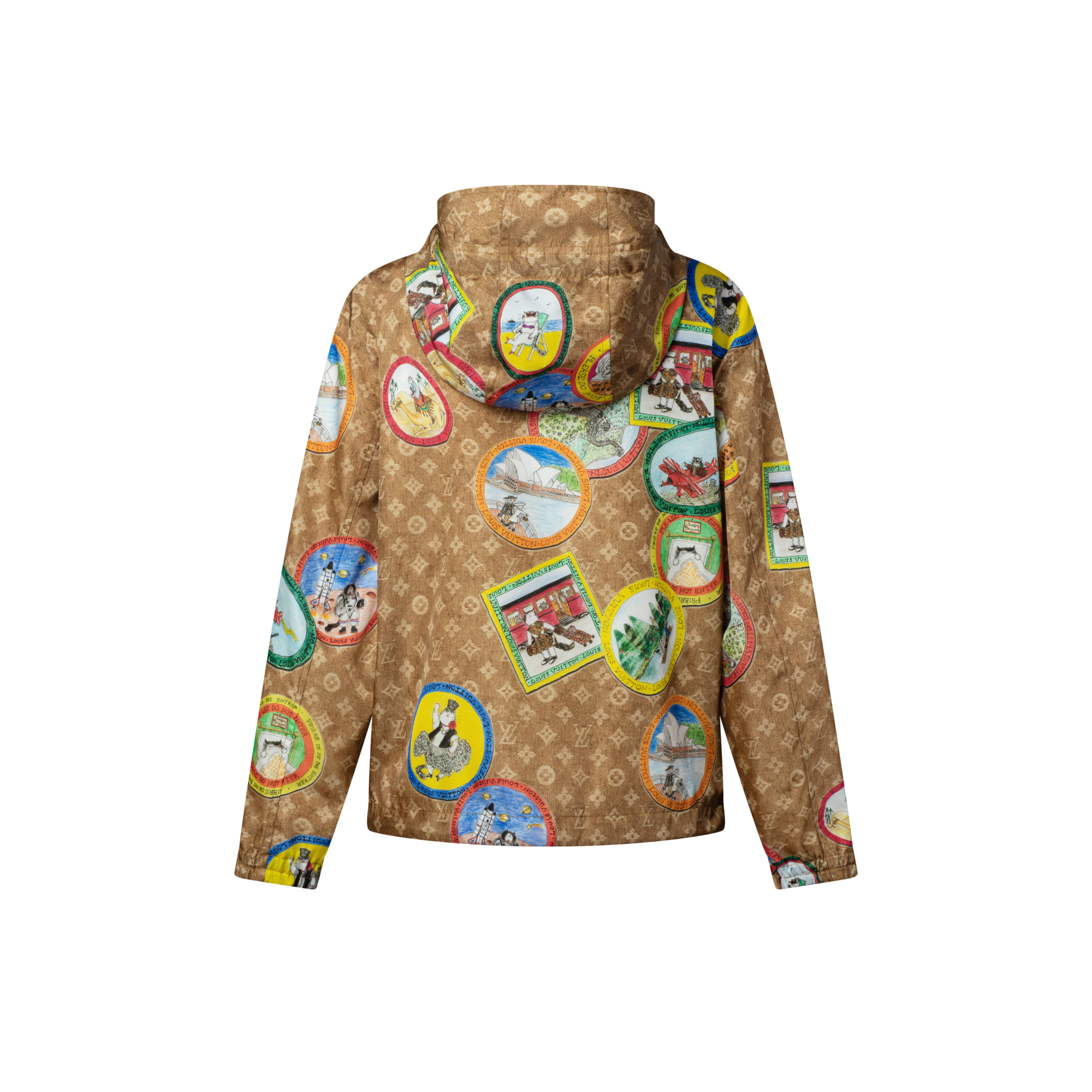 Parka Monogram con sellos de gatos  Mujer Prêt-à-Porter Abrigos y chaquetas | LOUIS VUITTON (Zoom de producto)