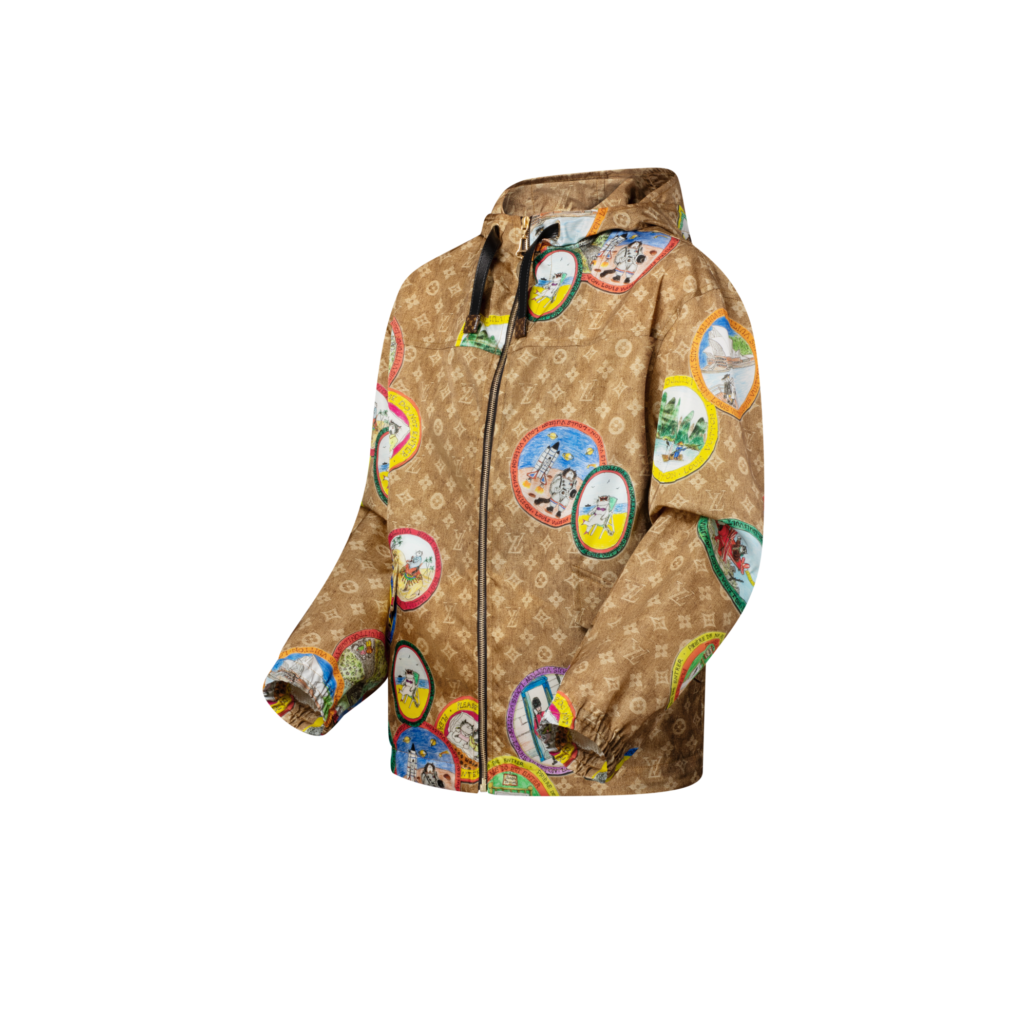 Parka Monogram con sellos de gatos  Mujer Prêt-à-Porter Abrigos y chaquetas | LOUIS VUITTON (Zoom de producto)