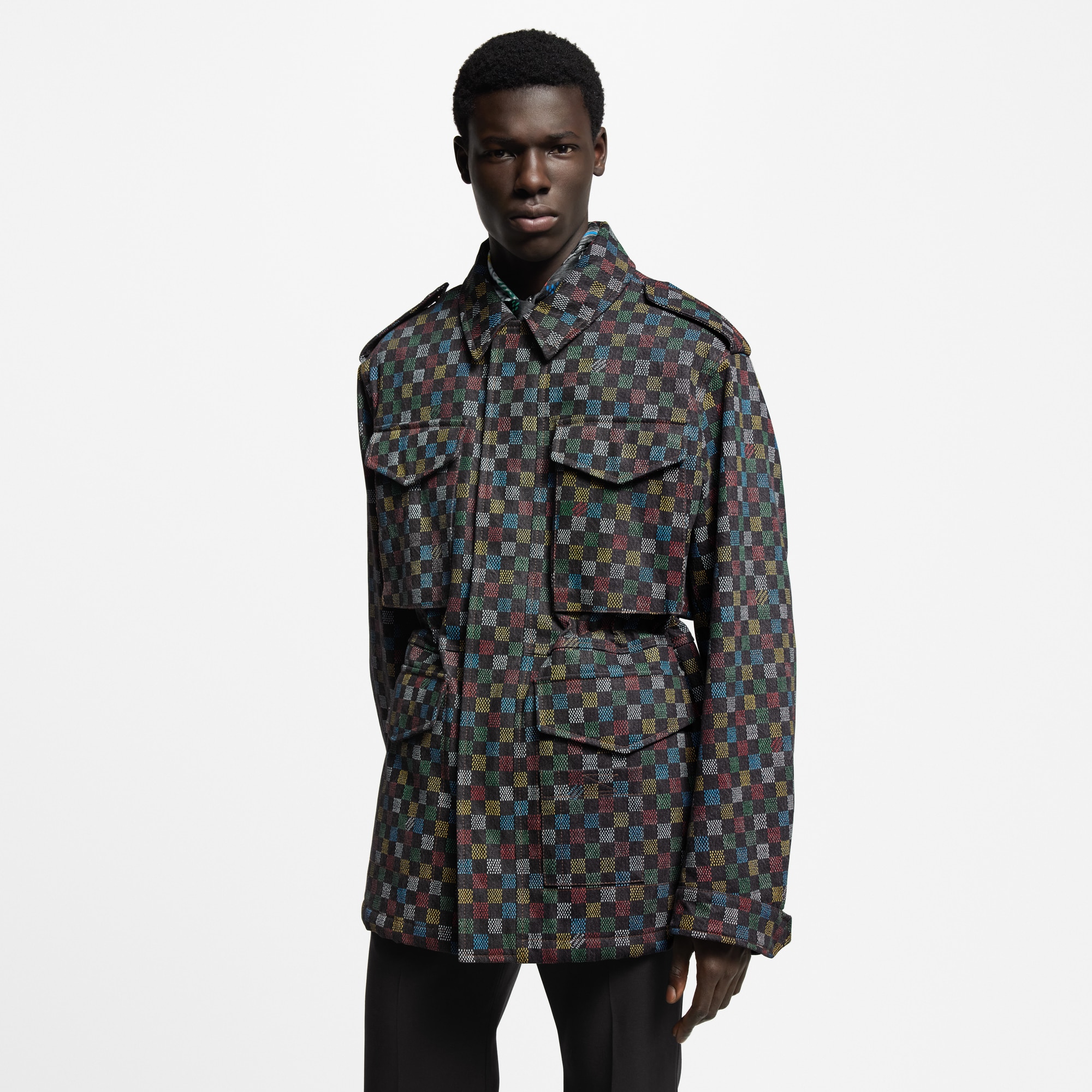 Parka vaquera Damier  Hombre Prêt-à-Porter Cazadoras y abrigos | LOUIS VUITTON (Zoom de producto)