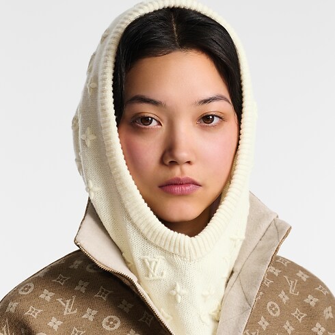 Pasamontañas LV Monogram 3D S00 Mujer Accesorios Sombreros y Gorras | LOUIS VUITTON (Zoom de producto)