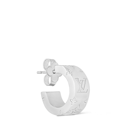 Pendiente de aro LV Mosaic S00 Hombre Joyería Pendientes | LOUIS VUITTON (Zoom de producto)