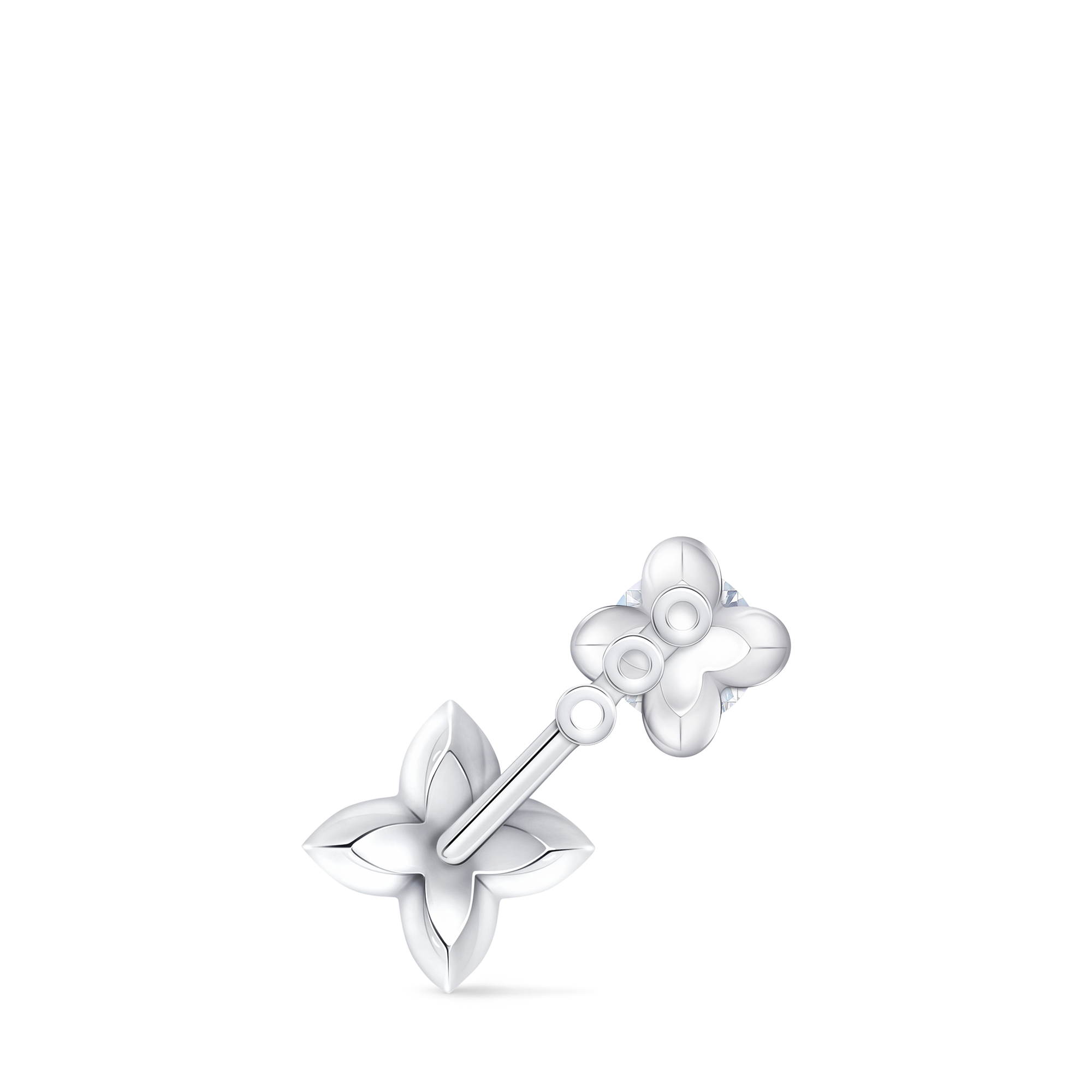 Pendiente de botón LV Diamonds Double, talla brillante (unidad)  Joyería Colecciones LV Diamonds | LOUIS VUITTON (Zoom de producto)